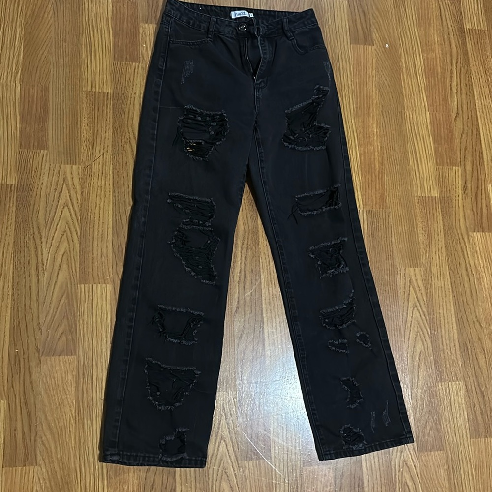 Sz 4 Rue 21 Black Jeans GUC